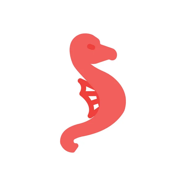 Seahorse Vector Illustration Transparent Background Premium Quality Symbols Stroke Icon — Stock vektor