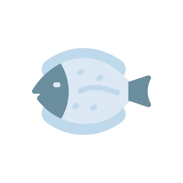 Illustrazione Vettoriale Del Pesce Uno Sfondo Trasparente Simboli Qualità Premium — Vettoriale Stock