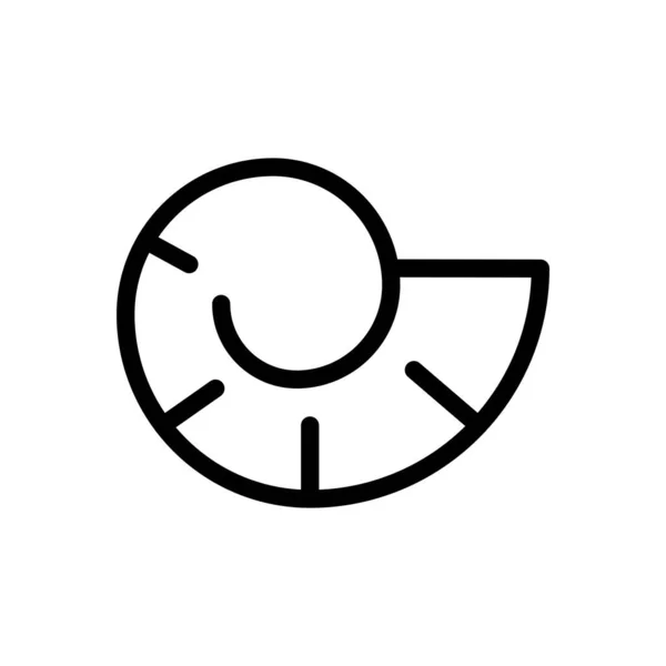 Snail Vector Illustration Transparent Background Premium Quality Symbols Thin Line — Vetor de Stock