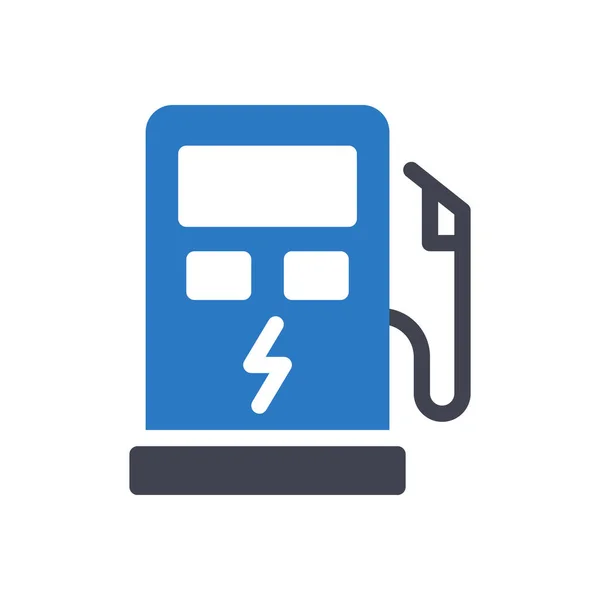 Fuel Vector Illustration Transparent Background Premium Quality Symbols Glyphs Icon — Vector de stock