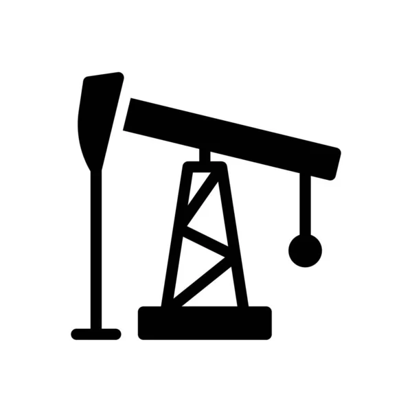 Drilling Vector Illustration Transparent Background Premium Quality Symbols Glyphs Icon — Stock Vector