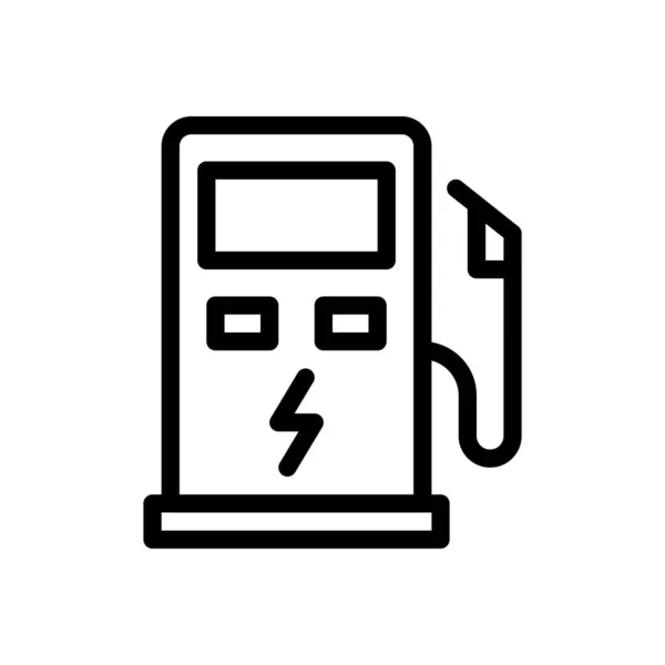 Fuel Vector Illustration Transparent Background 프리미엄 Symbols Thin Line Icon — 스톡 벡터