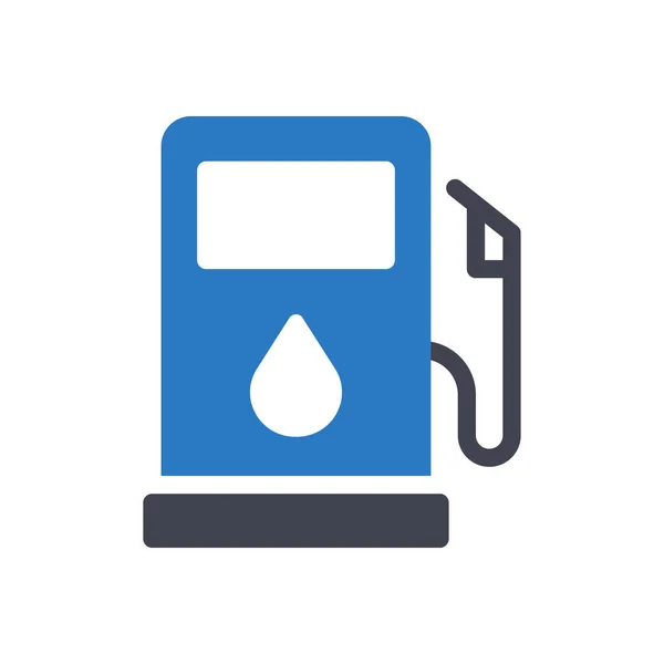 Fuel Vector Illustration Transparent Background Premium Quality Symbols Glyphs Icon — Vector de stock