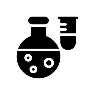 Şeffaf bir arkaplan üzerinde beher vektör illüstrasyonu. Konsept ve grafik tasarımı için mükemmel kalite semboller..