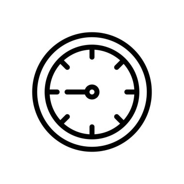 Saydam bir arkaplanda metre vektör çizimi. Premium kalite semboller. Konsept ve grafik tasarım için ince çizgi simgesi.