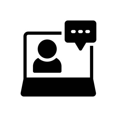 Şeffaf bir arkaplan üzerinde video vektör illüstrasyonu. Konsept ve grafik tasarım için kaliteli semboller..