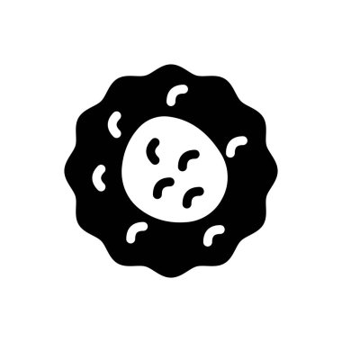 Şeffaf bir arkaplan üzerinde omlet vektör çizimi. Konsept ve grafik tasarımı için özel kalite semboller.. 