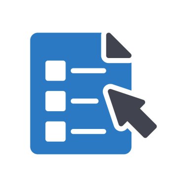 Şeffaf bir arkaplanda vektör illüstrasyonunu listele. Konsept ve grafik tasarım için kaliteli semboller.. 