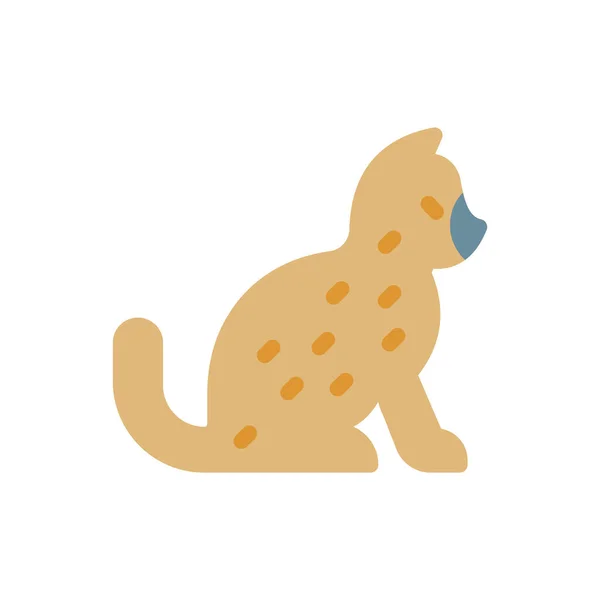 Απεικόνιση Διάνυσμα Γάτα Ένα Διαφανές Φόντο Premium Συμβολισμούς Ποιότητας Εικονίδιο — Διανυσματικό Αρχείο