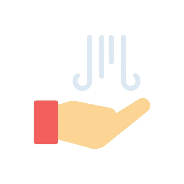 Hand Vector Illustration Transparent Background Premium Quality Symbols Stroke Icon — ストックベクタ