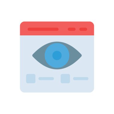 Saydam bir arkaplan üzerinde web sayfası vektör illüstrasyonu. Konsept ve grafik tasarım için premimium kalite simgeleri.. 