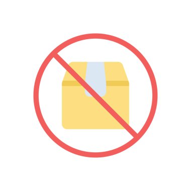 Şeffaf bir arkaplan üzerinde paket vektör illüstrasyonu. Konsept ve grafik tasarımı için birinci sınıf kalite simgeler..