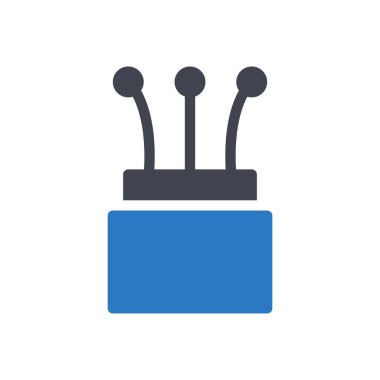 Şeffaf bir arkaplan üzerinde kablo vektör illüstrasyonu. Konsept ve grafik tasarımı için kaliteli semboller..