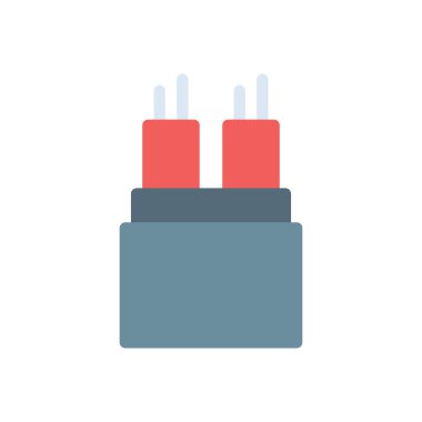 Şeffaf bir arkaplan üzerinde kablo vektör illüstrasyonu. Konsept ve grafik tasarımı için birinci sınıf kalite simgeler.. 