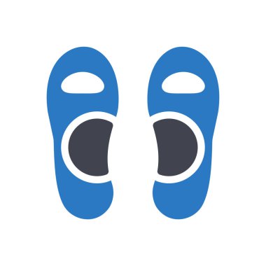 feet vector illustration on a transparent background.Premium quality symbols.Glyphs icon for concept and graphic design.