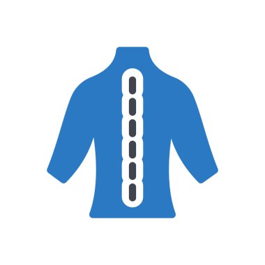 Şeffaf bir arkaplan üzerinde omurga vektör illüstrasyonu. Konsept ve grafik tasarımı için mükemmel kalite sembolleri..