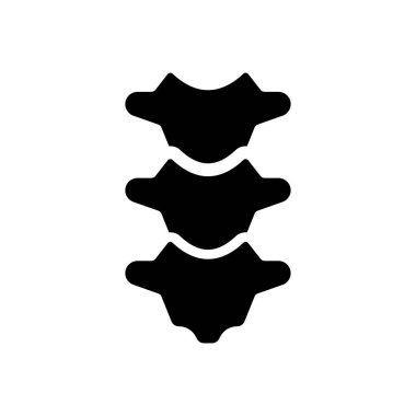 Saydam bir arkaplan üzerinde boyun vektör illüstrasyonu. Konsept ve grafik tasarımı için özel kalite semboller..