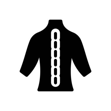 Şeffaf bir arkaplan üzerinde omurga vektör illüstrasyonu. Konsept ve grafik tasarımı için mükemmel kalite sembolleri..