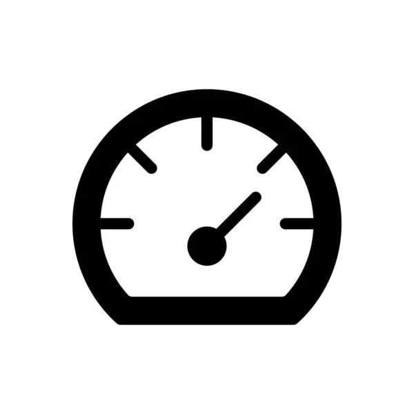 Speedometer Vector Illustration Transparent Background Premium Quality Symbols Glyphs Icon — Image vectorielle