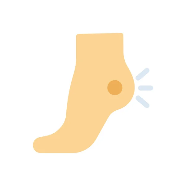 Foot Vector Illustration Transparent Background Premium Quality Symbols Stroke Icon — 스톡 벡터