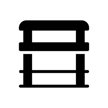 Şeffaf bir arkaplan üzerinde otobüs vektör illüstrasyonu. Konsept ve grafik tasarımı için mükemmel kalite semboller..