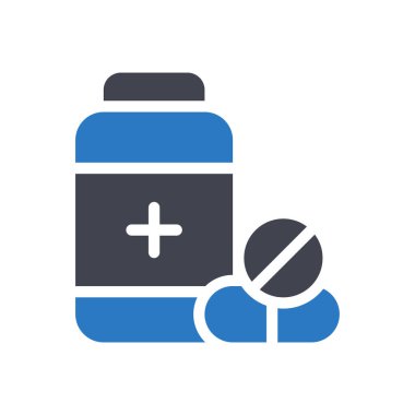 Şeffaf bir arkaplan üzerinde hap vektör illüstrasyonu. Konsept ve grafik tasarım simgeleri için kaliteli semboller.. 