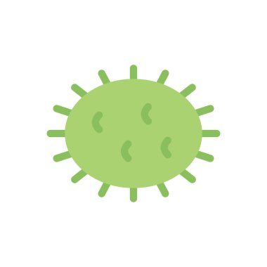 Şeffaf bir arkaplan üzerinde mikrop vektör çizimi. Konsept ve grafik tasarım için birinci sınıf kalite simgeler.. 
