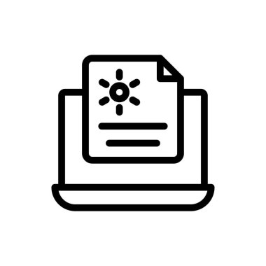 Şeffaf bir arkaplan üzerinde vektör illüstrasyonunu raporla. Premium kalite sembolleri. Konsept ve grafik tasarım için ince çizgi simgesi.