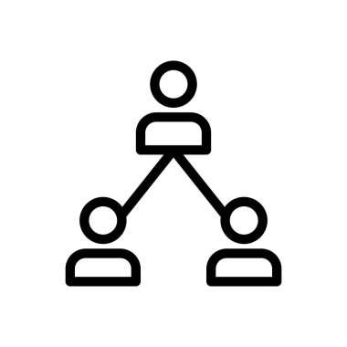 Şeffaf bir arkaplan üzerinde kişi vektör illüstrasyonu. Konsept ve grafik tasarım için ince çizgi simgesi.. 