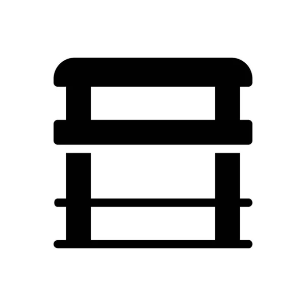 Ilustrasi Vektor Bus Pada Background Premium Kualitas Simbol Glyphs Untuk - Stok Vektor