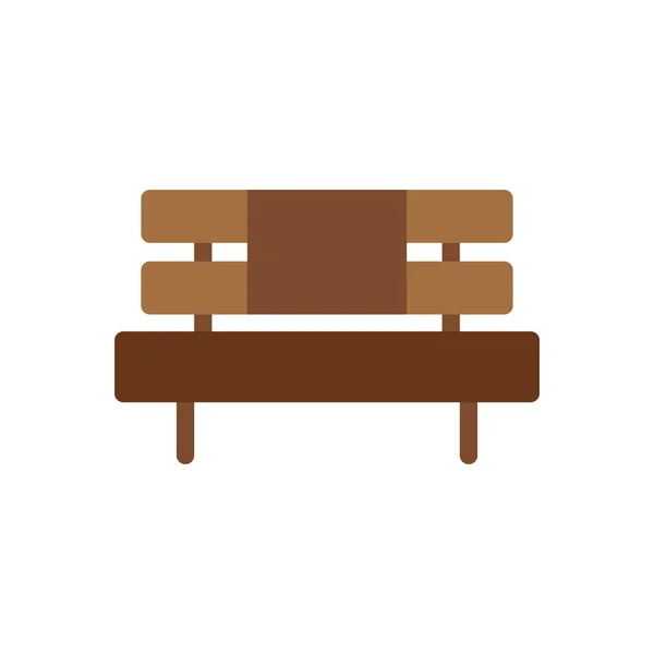 Bench Vector Illustration Transparent Background Premium Quality Symbols Stroke Icon — 스톡 벡터