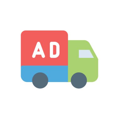 Saydam bir arkaplan üzerinde AD vektör illüstrasyonu. Konsept ve grafik tasarımı için premium kalite simgeleri..