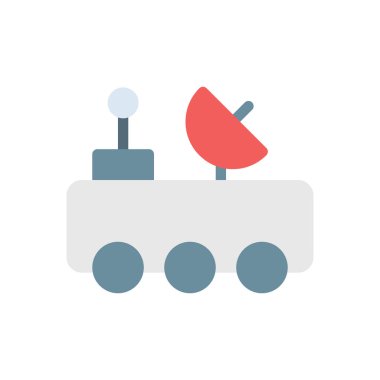 Saydam bir arkaplan üzerinde uydu vektör çizimi. Konsept ve grafik tasarımı için birinci sınıf kalite simgeler..