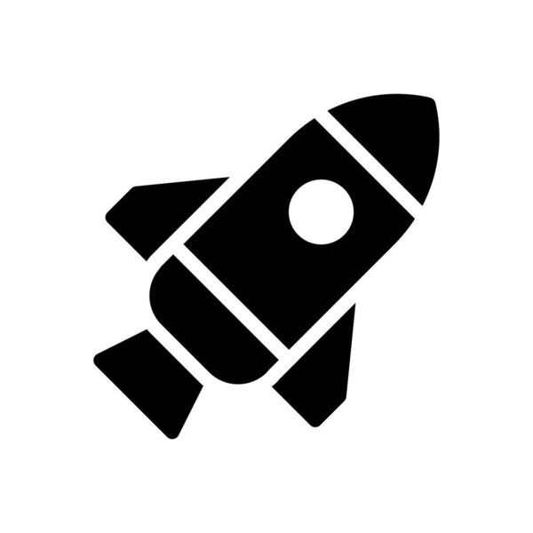 rocket vector illustration on a transparent background.Premium quality symbols.Glyphs icon for concept and graphic design.