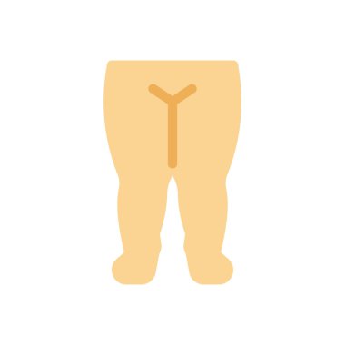 Saydam bir arkaplan üzerinde bacak vektör illüstrasyonu. Konsept ve grafik tasarım için birinci sınıf kalite simgeler..