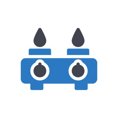  Şeffaf bir arkaplanda soba vektör çizimi. Konsept ve grafik tasarım simgeleri için kaliteli semboller..