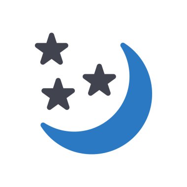 Şeffaf bir arkaplan üzerinde ay vektör çizimi. Konsept ve grafik tasarımı için mükemmel kalite semboller..