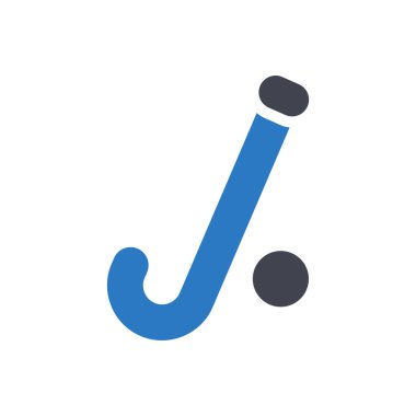 Şeffaf bir arkaplan üzerinde hokey vektör çizimi. Konsept ve grafik tasarım simgeleri için kaliteli semboller.. 