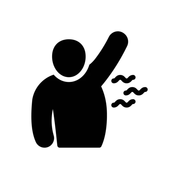 Smell Vector Illustration Transparent Background Premium Quality Symbols Glyphs Icon — Stock vektor