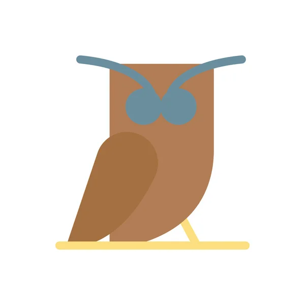 Owl Vector Illustration Transparent Background Premium Quality Symbols Stroke Icon — 스톡 벡터