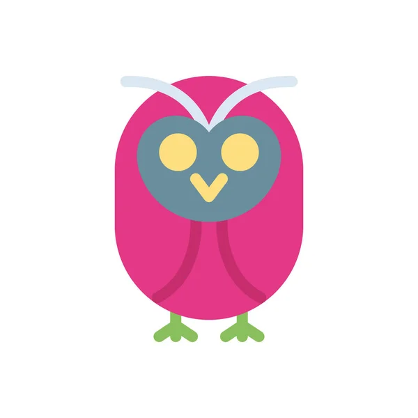 Owl Vector Illustration Transparent Background Premium Quality Symbols Stroke Icon — Stock Vector
