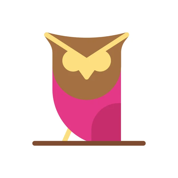 Owl Vector Illustration Transparent Background Premium Quality Symbols Stroke Icon — Vetor de Stock