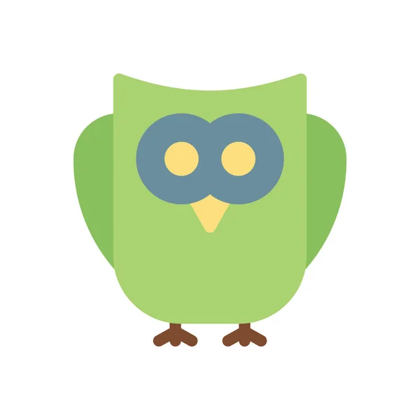 Owl Vector Illustration Transparent Background Premium Quality Symbols Stroke Icon — Stock vektor