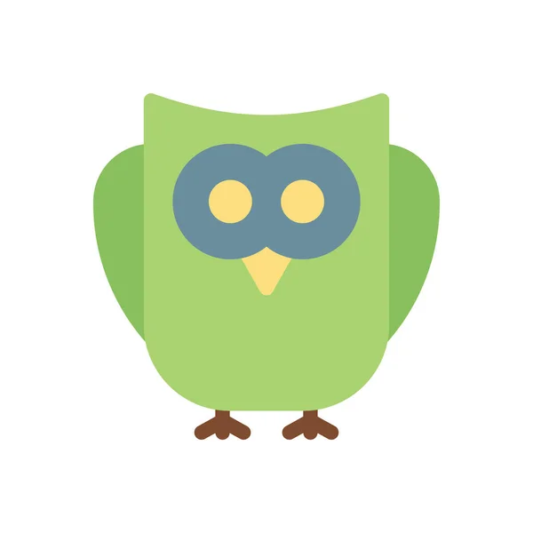 Owl Vector Illustration Transparent Background Premium Quality Symbols Stroke Icon — Stock Vector