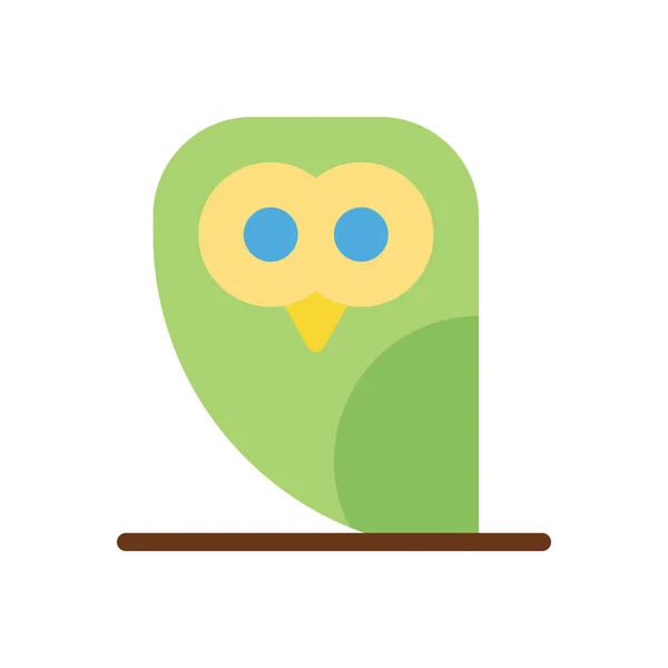 Owl Vector Illustration Transparent Background Premium Quality Symbols Stroke Icon — Vettoriale Stock