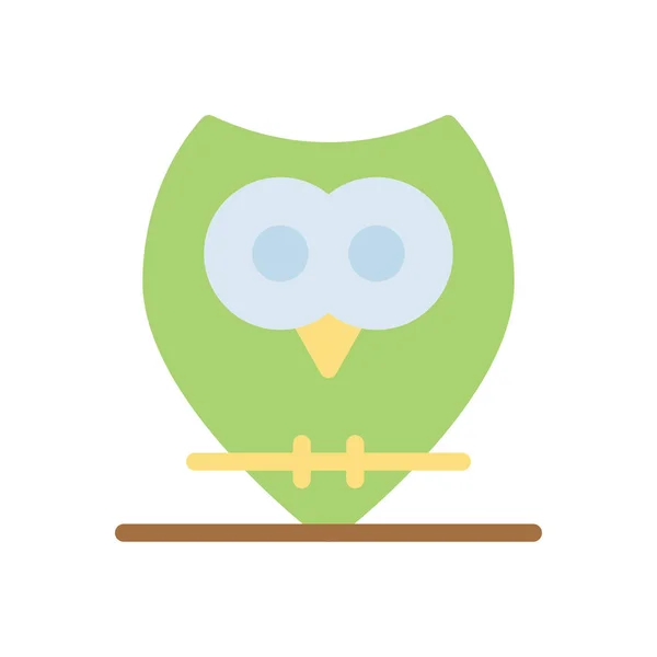 Owl Vector Illustration Transparent Background Premium Quality Symbols Stroke Icon — Stock Vector
