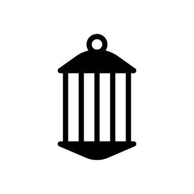 Şeffaf bir arkaplan üzerinde fener vektör çizimi. Konsept ve grafik tasarımı için birinci sınıf kalite semboller..