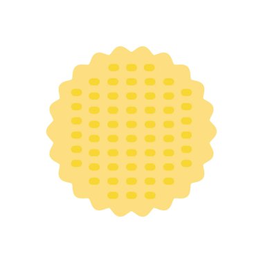 Şeffaf bir arkaplan üzerinde waffle vektör illüstrasyonu. Konsept ve grafik tasarım için premimium kalite simgeleri..