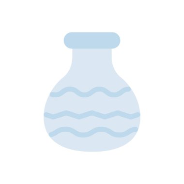 şeffaf bir arkaplan üzerinde vazo vektör illüstrasyonu. Konsept ve grafik tasarımı için birinci sınıf kalite simgeler..