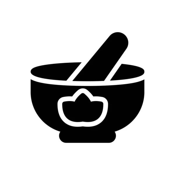 Pestle Vector Ilustración Sobre Fondo Transparente Símbolos Calidad Premium Glifos — Vector de stock